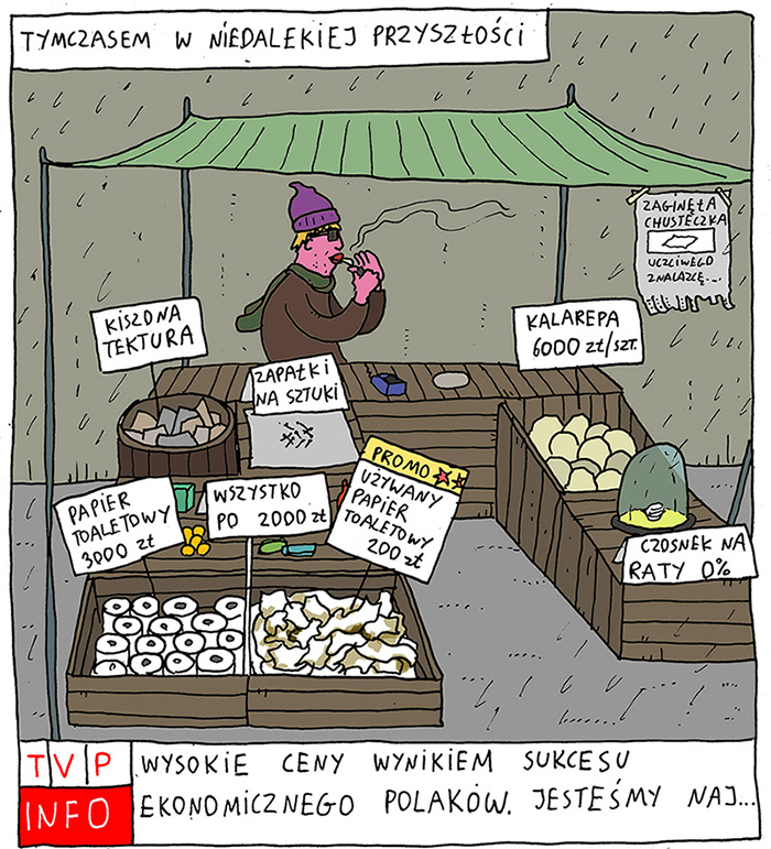 ilustracja satyryczna Michał Świderek
