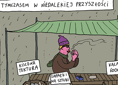 ilustracja satyryczna Michał Świderek